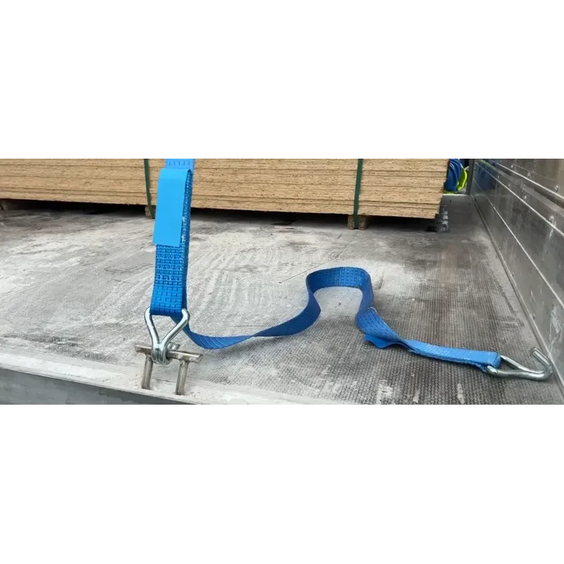 5000kg Ratchet strap with extra hook